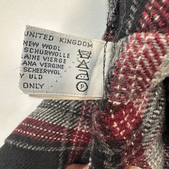 Vintage 1970’s Trader Vic’s Wool Plaid Kilt Skirt Size 6 - Picture 8 of 11